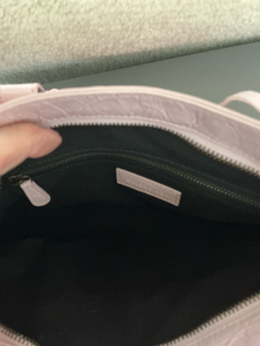 GORGEOUS BALENCIAGA LE CITY SMALL PINK STICKERS SATCHEL CROSSBODY BAG - Picture 11 of 16